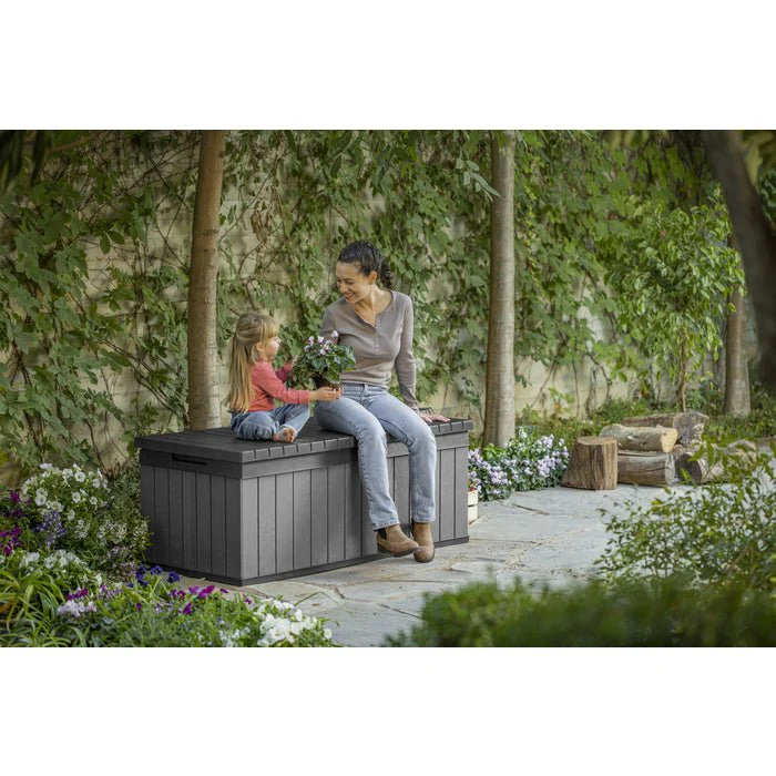 Keter Darwin 380L Storage Box - Grey - Image 8