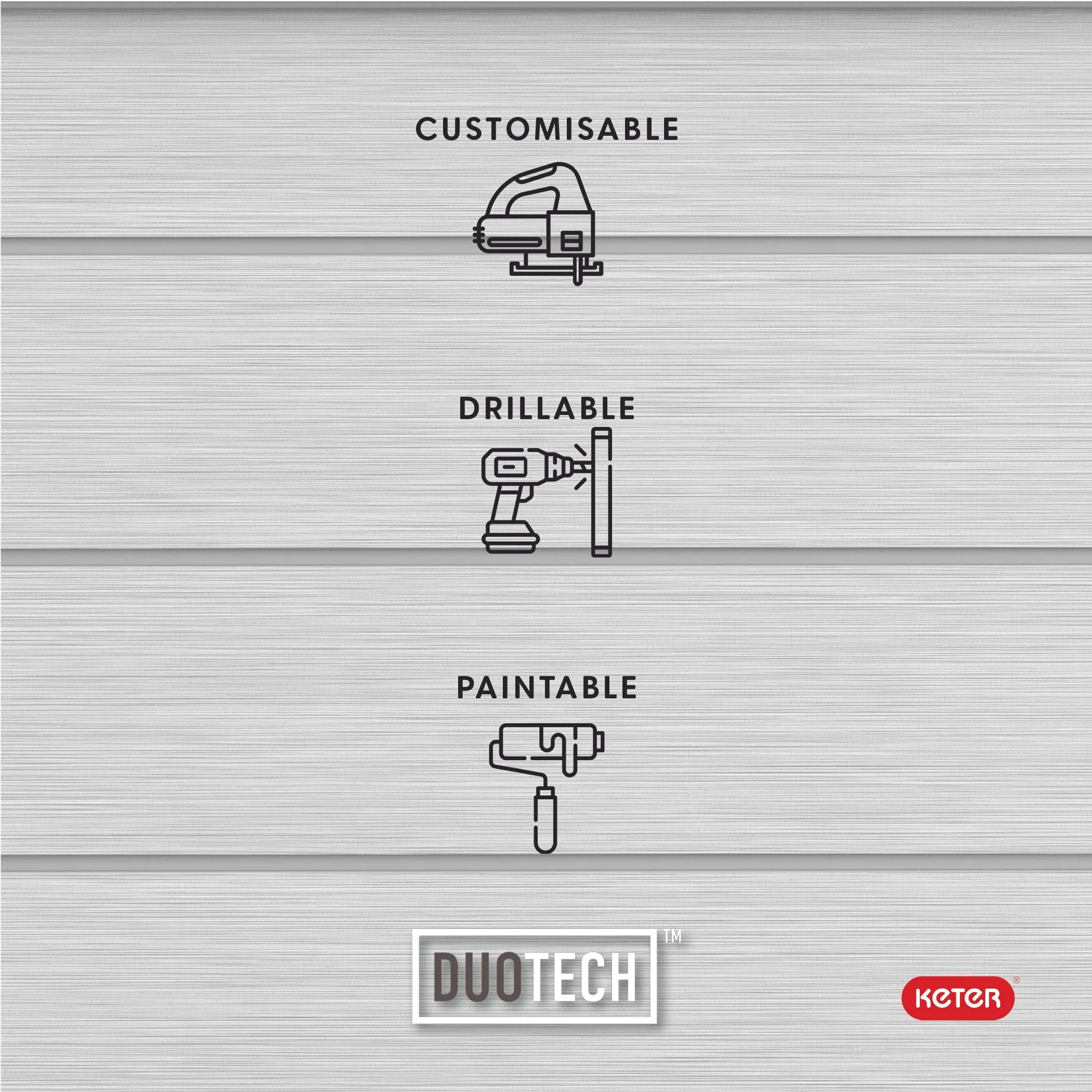 Keter Denali 570L Storage Box-Grey - Image 15