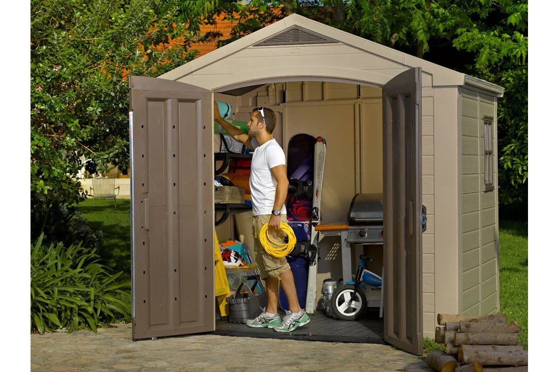 PRE ORDER: APR. - Keter Factor 8 x 6 Garden Shed (2.6 x 1.8m) - Image 11