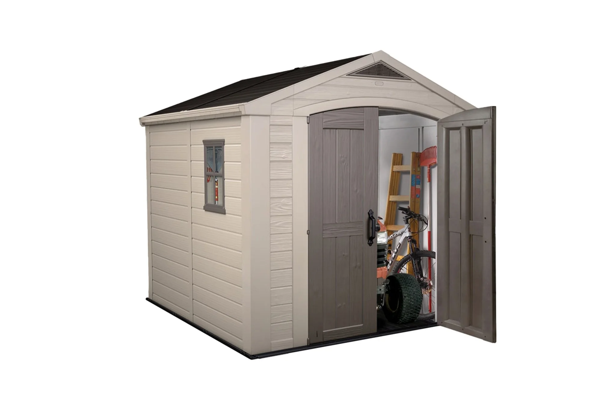 PRE ORDER: APR. - Keter Factor 8 x 8 Garden Shed (2.6 x 2.6m) - Image 2