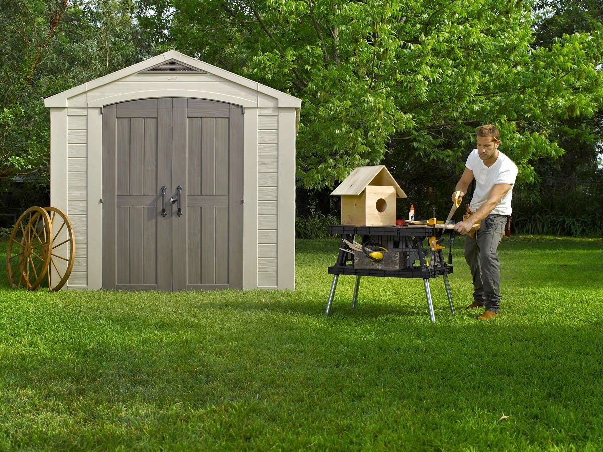 PRE ORDER: APR. - Keter Factor 8 x 8 Garden Shed (2.6 x 2.6m) - Image 3