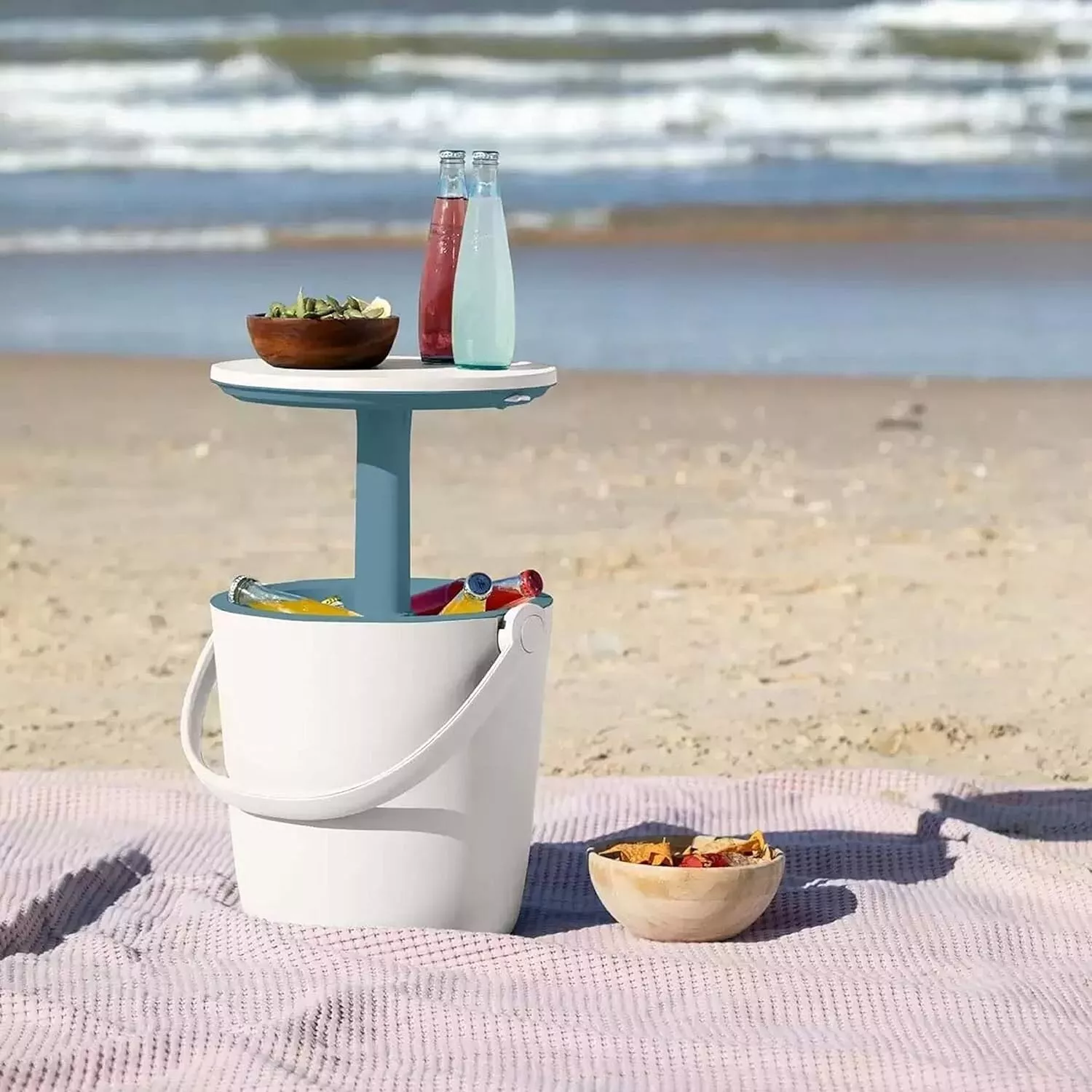 Keter Go Bar - Portable Drinks Cooler - Cream - Image 7
