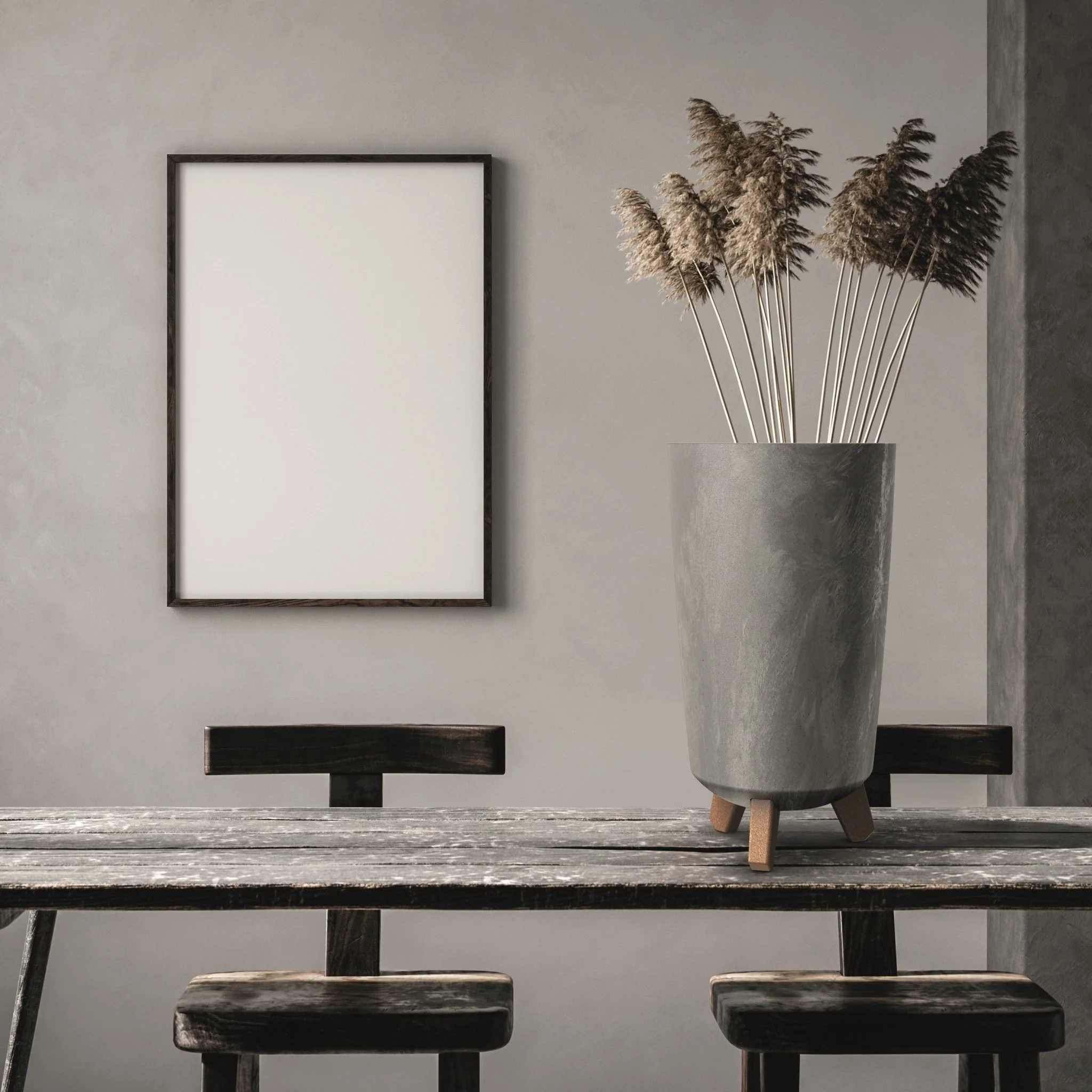 Gracia Tubus Slim Planter - Beton Concrete - Image 7