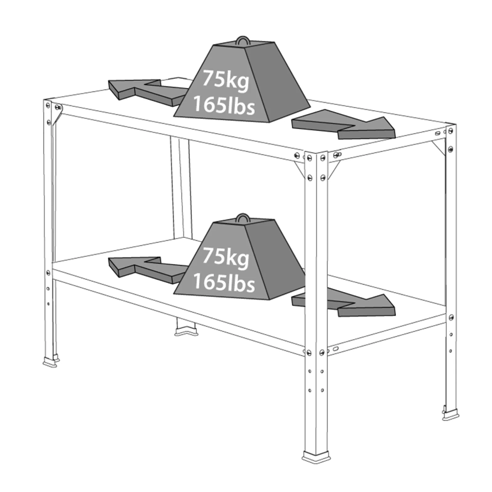PRE ORDER: APR. - Greenhouse Steel Work Bench - Image 5