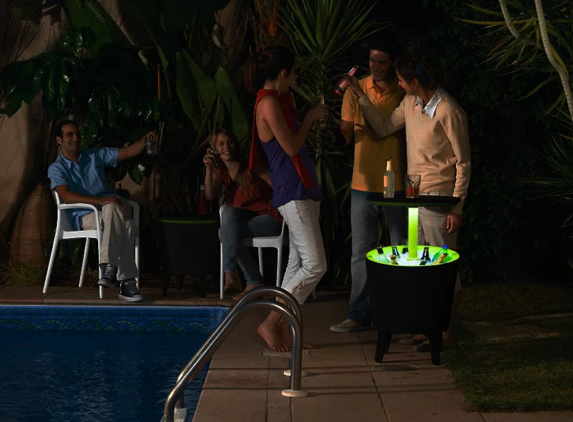 Keter Illuminated Cool Bar - Graphite/ Lime - Image 6