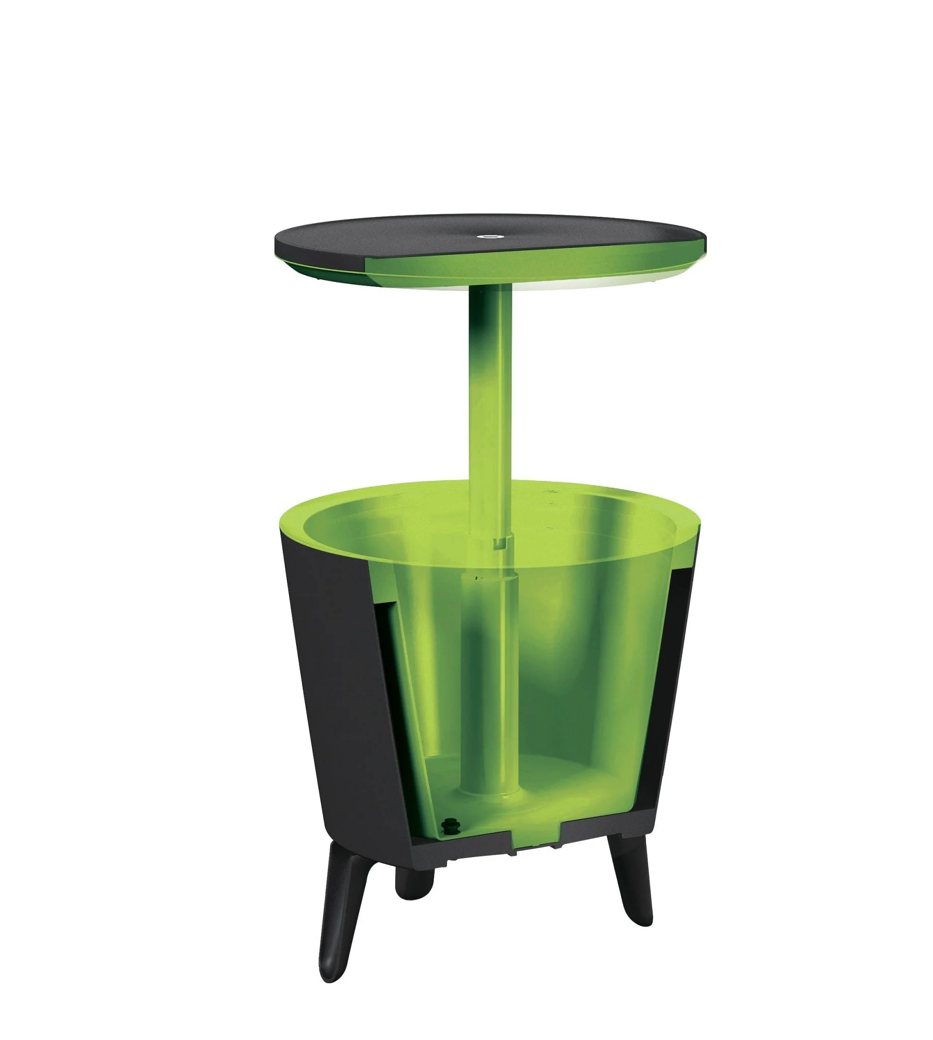 Keter Illuminated Cool Bar - Graphite/ Lime - Image 9
