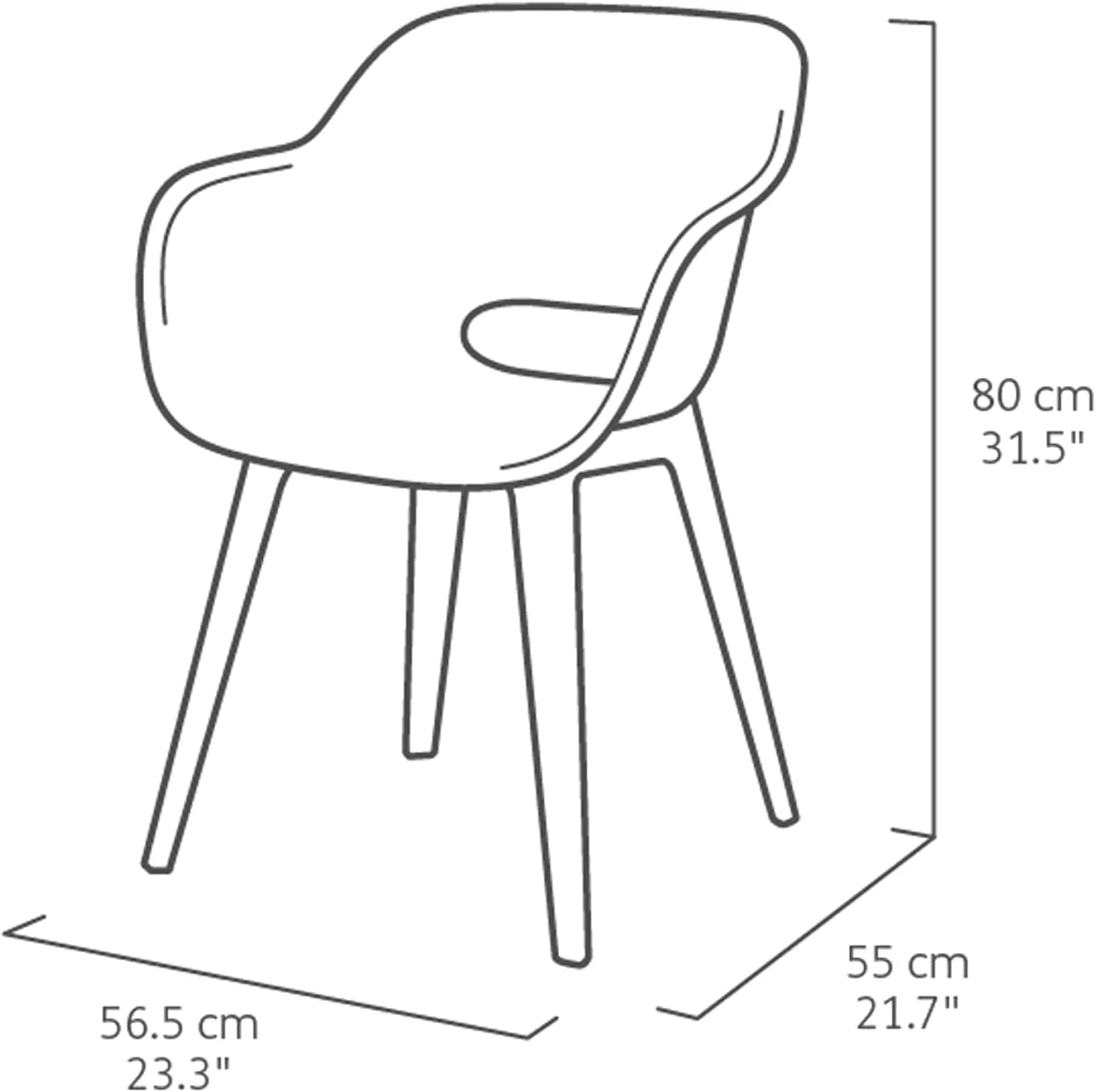 Keter Julie Akola Dining Set - Image 4