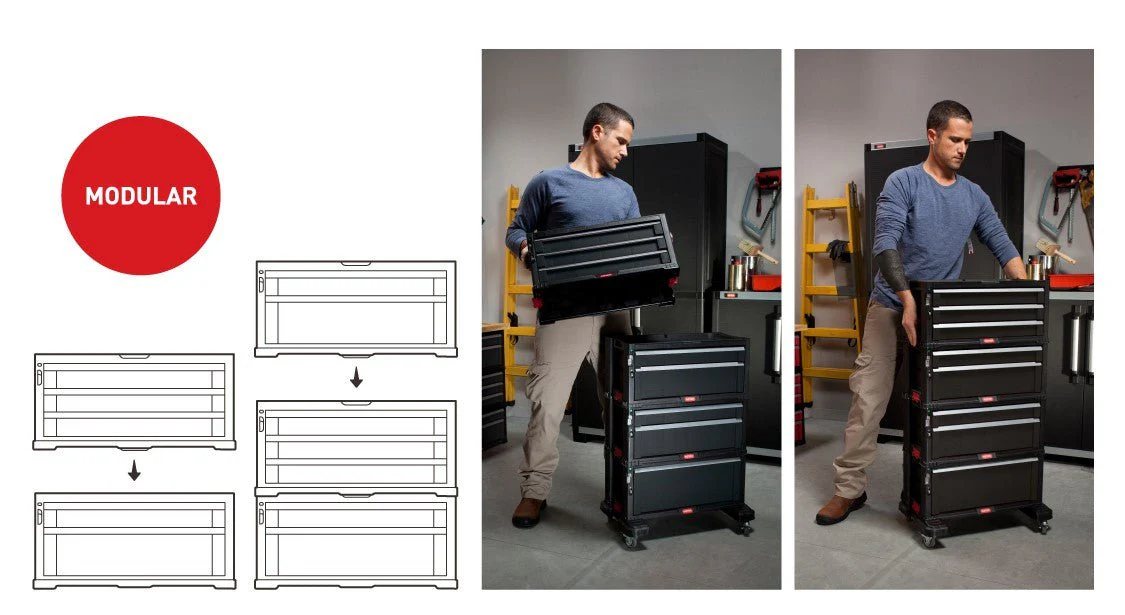 Keter 1 Drawer Tool Chest - Image 4