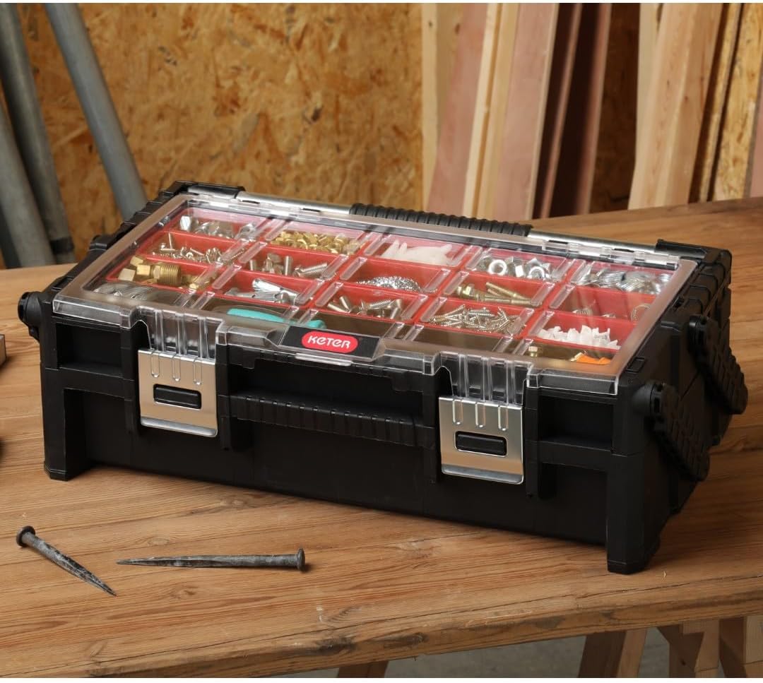 Keter 22" Cantilever Organizer Toolbox - Image 9