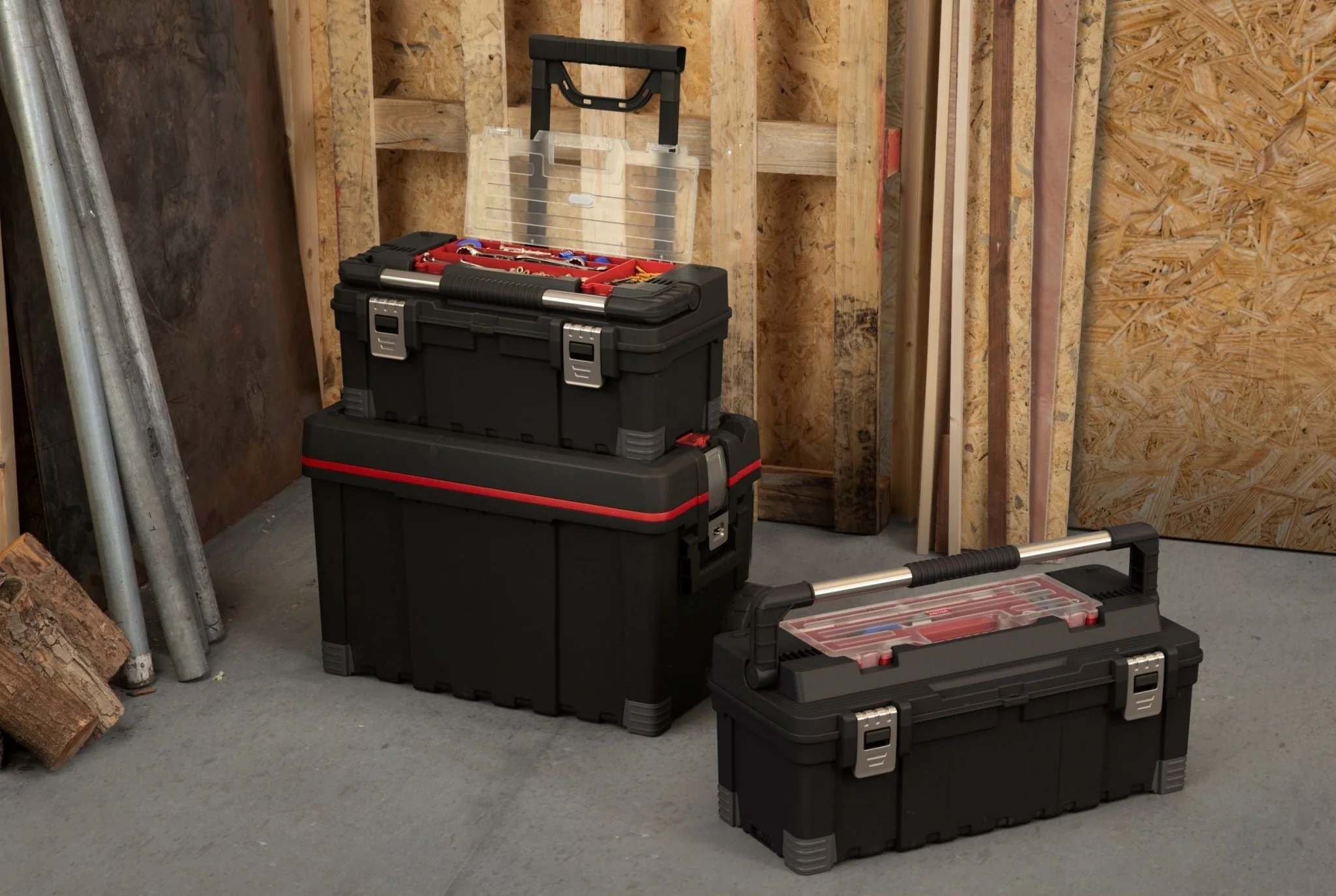 Keter 26" Hawk Tool box with Lid Organizer - Image 12