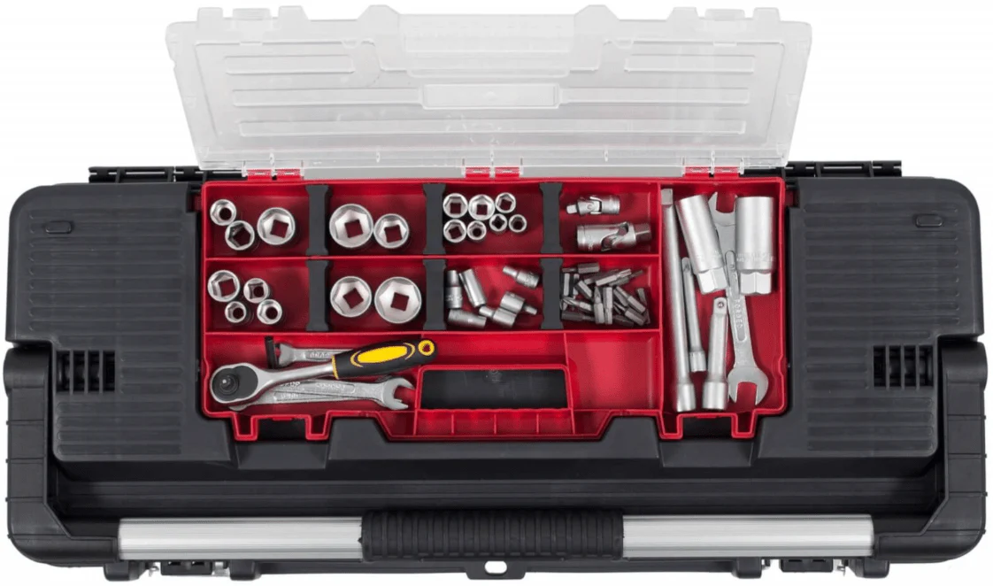 Keter 26" Hawk Tool box with Lid Organizer - Image 7