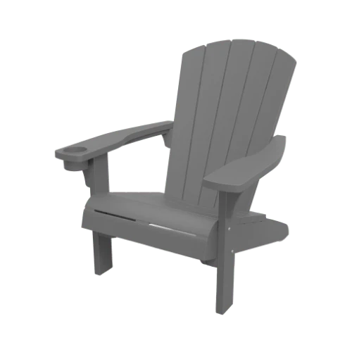 Keter Alpine Adirondack Chair - Grey