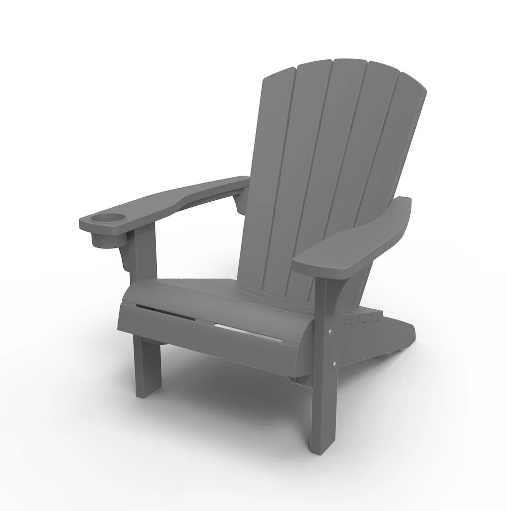 Keter Alpine Adirondack Chair - Grey - Image 10