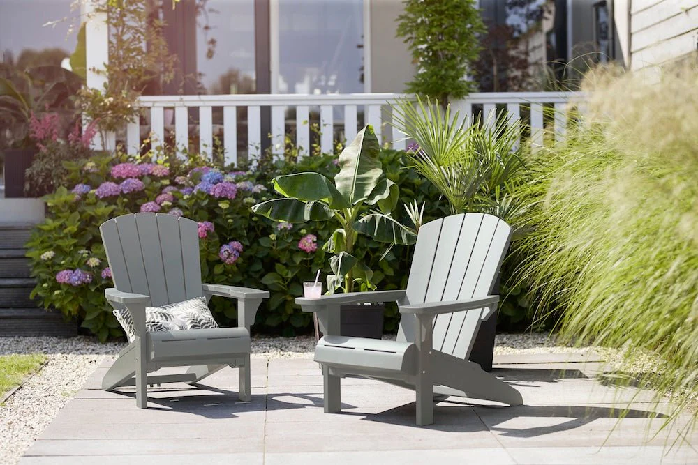 Keter Alpine Adirondack Chair - Grey - Image 8