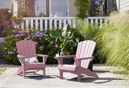 Keter Alpine Adirondack Chair - Pink - Image 11