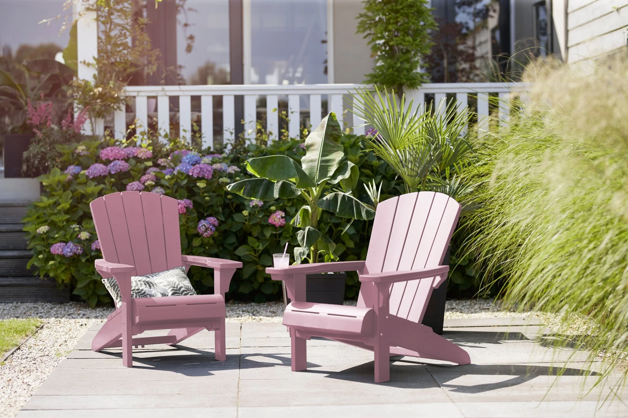 Keter Alpine Adirondack Chair - Pink - Image 13