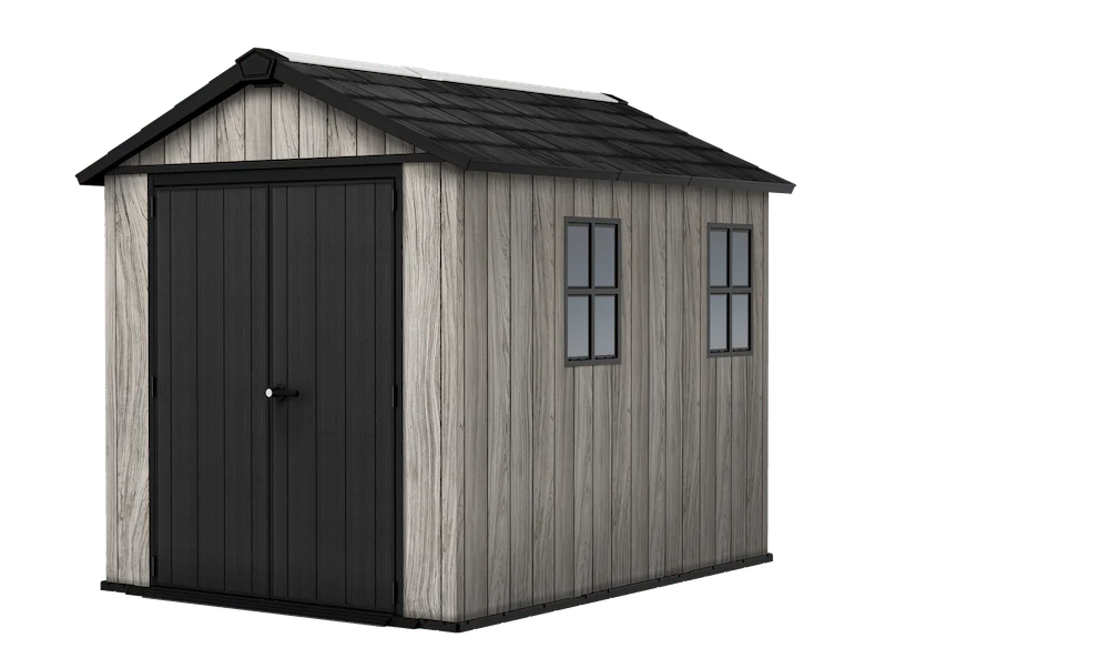 Keter Apex Shed 7.5x9 - Stormgrey Look (2.3 x 2.9m) - Image 2