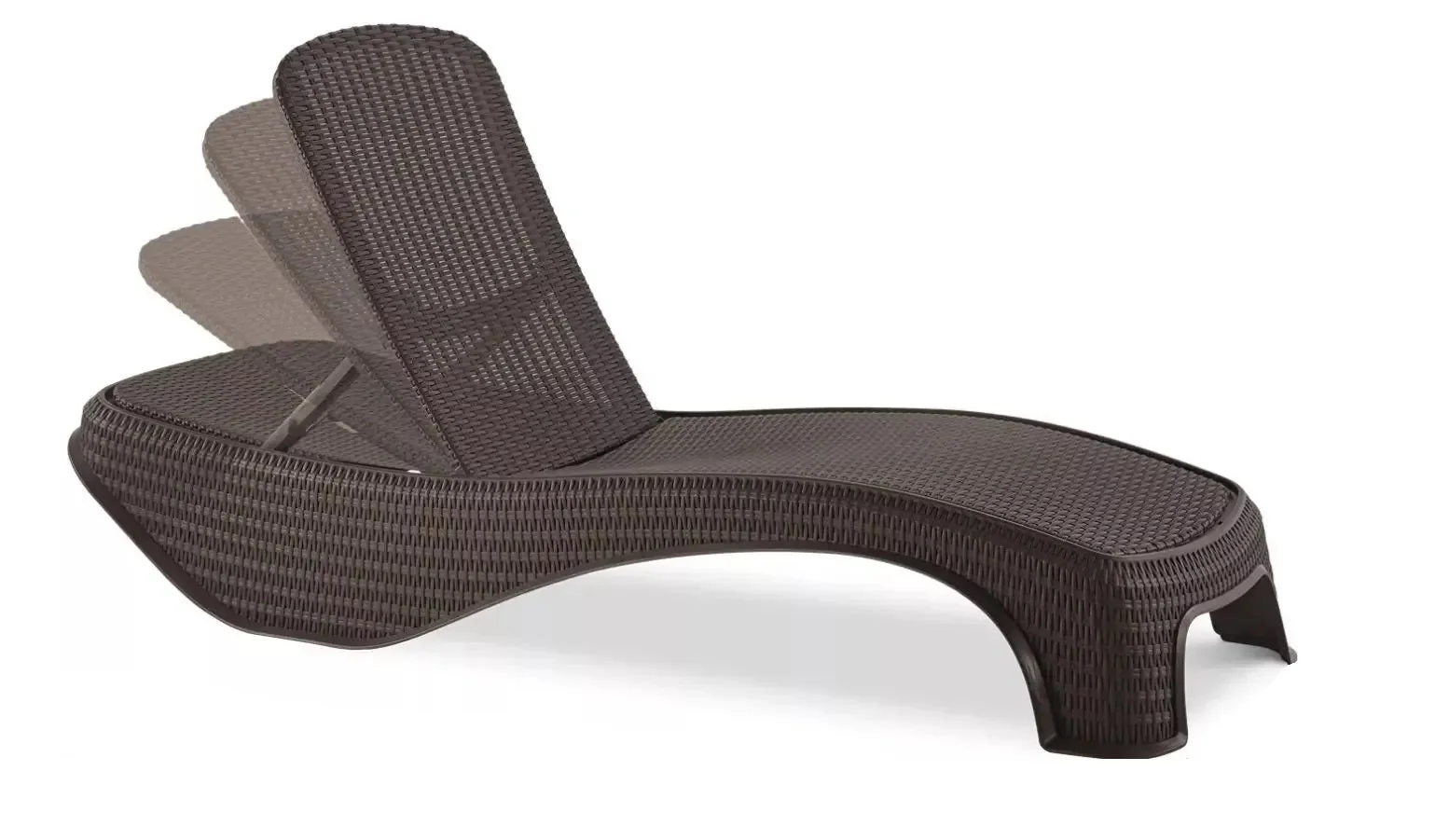 Keter Atlantic Sun Lounger - Brown - Image 4
