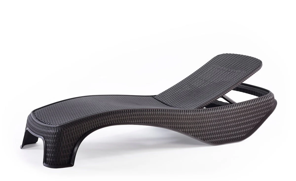 Keter Atlantic Sun Lounger - Graphite - 2 Pack - Image 9