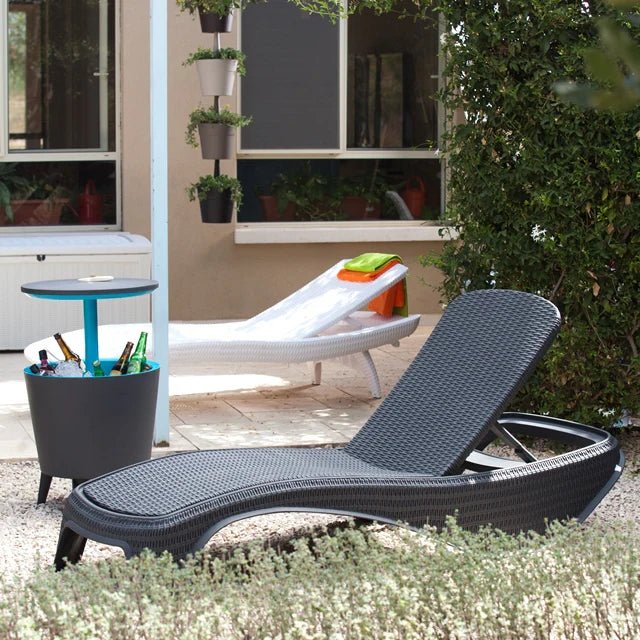 Keter Atlantic Sun Lounger - Graphite - Image 6