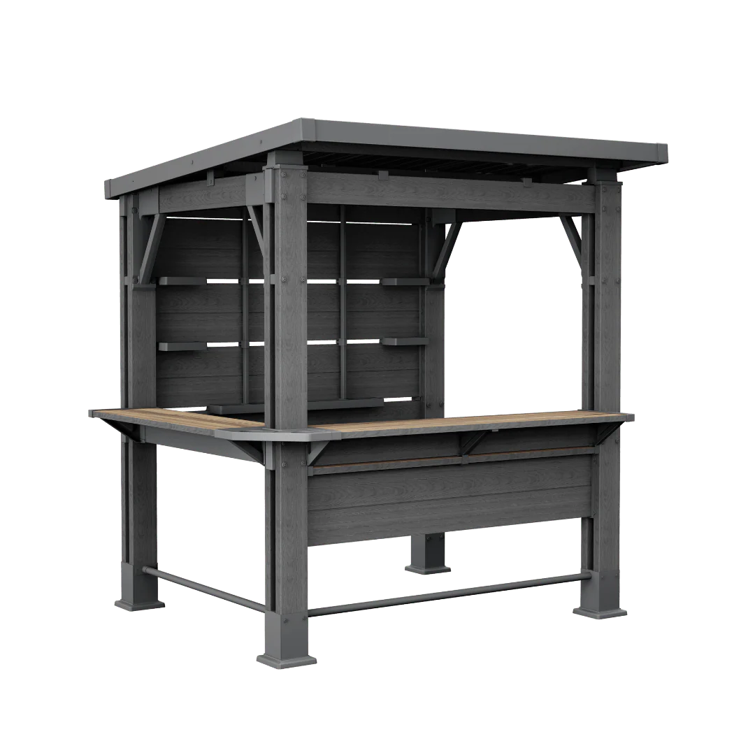 PRE ORDER: SEP. - Keter Bar Gazebo - Grey