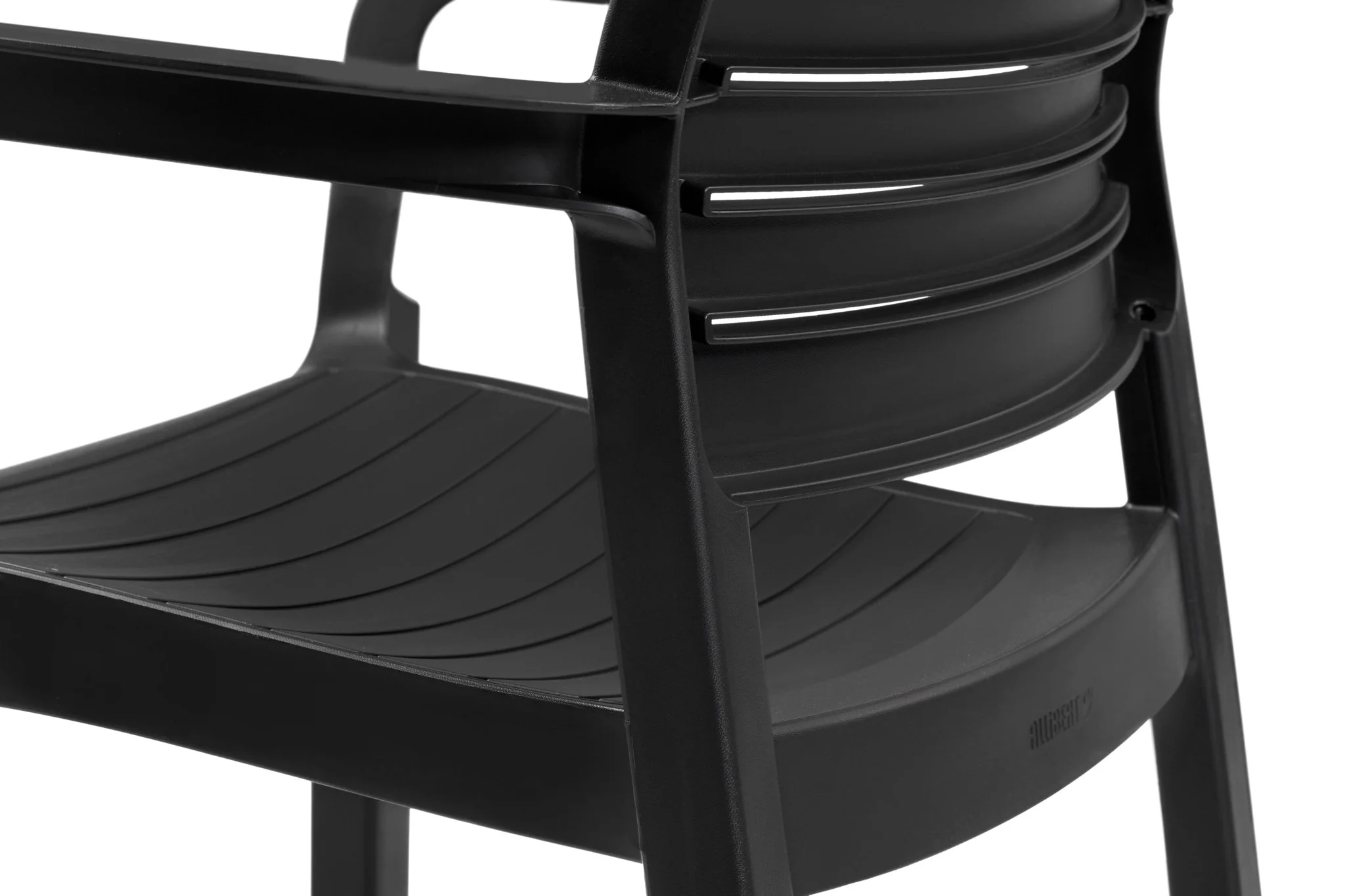 Keter Chloe Dining Chair - Graphite - 6 PACK - Image 7