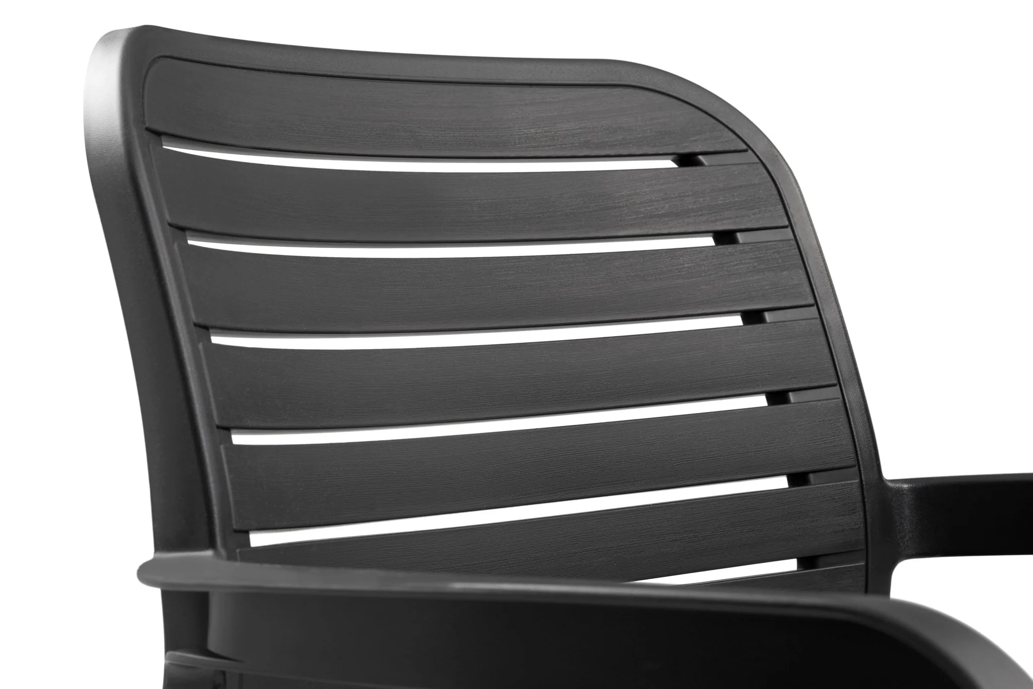 Keter Chloe Dining Chair - Graphite - 6 PACK - Image 8