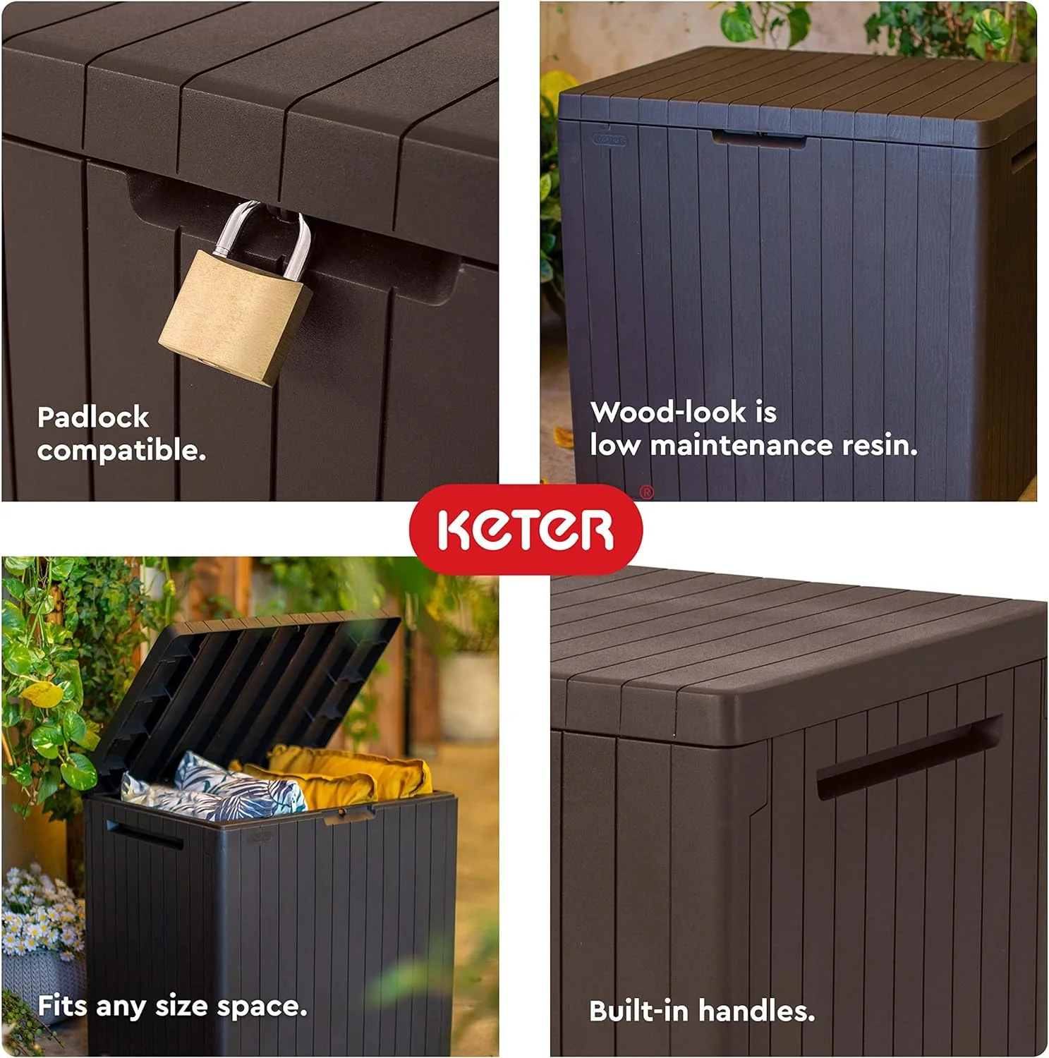 Keter City Box - 113L Outdoor Storage Box - Image 6