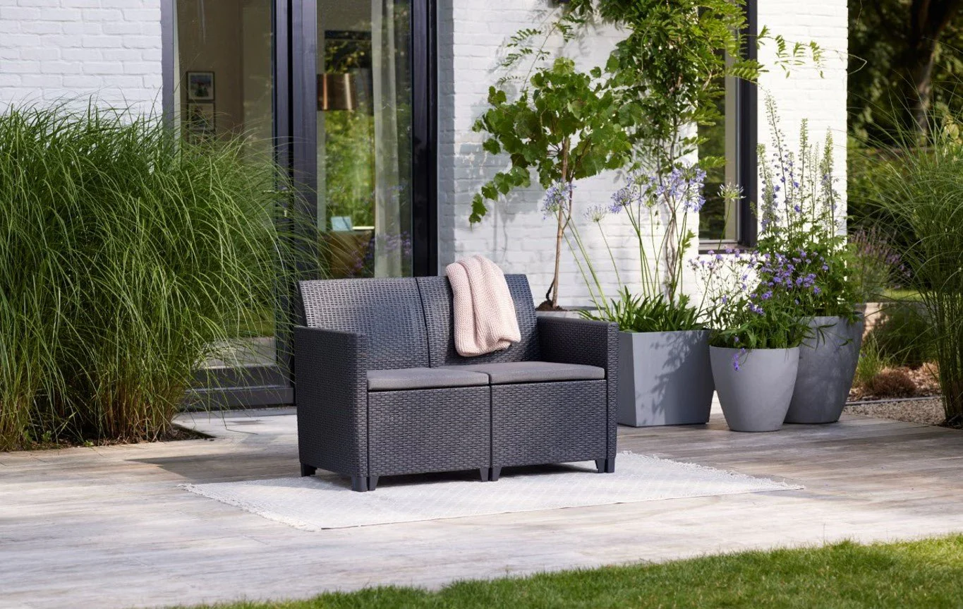 Keter Claire 2 Seater Sofa - Image 8