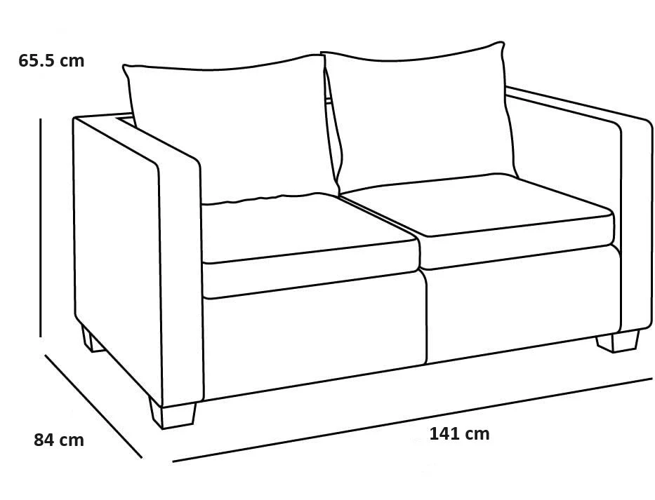 Keter Salta 2 Seater Sofa - Image 2