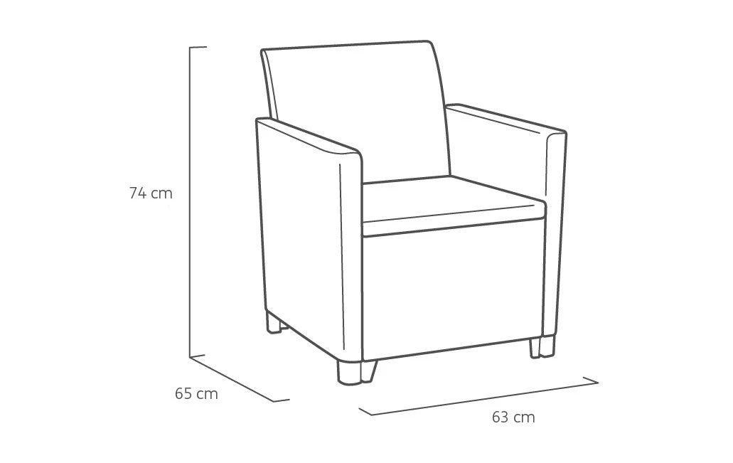 Keter Claire 5 Seater Set - Image 11