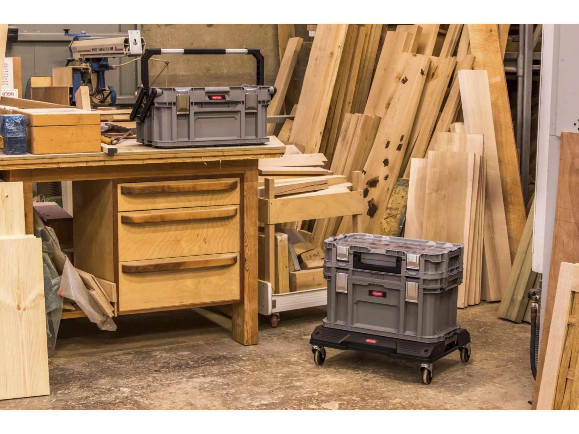 Keter Connect Cantilever Toolbox - Grey - Image 11