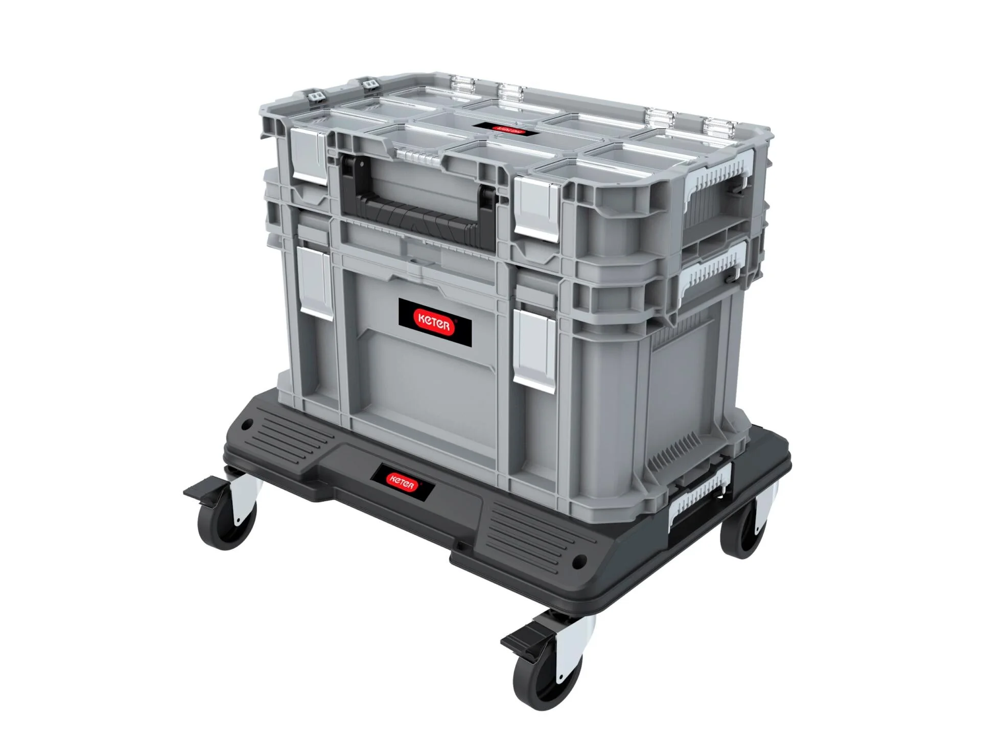 Keter Connect Cantilever Toolbox - Grey - Image 5