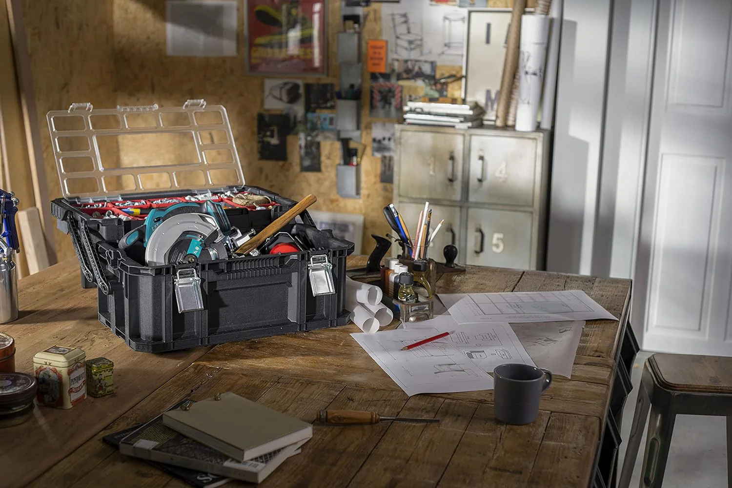 PRE ORDER: MAY. - Keter Connect Cantilever Toolbox - Black - Image 10
