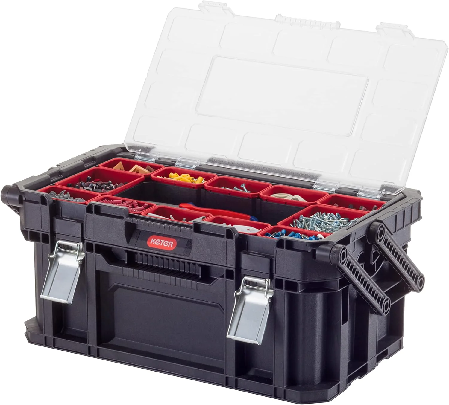 PRE ORDER: MAY. - Keter Connect Cantilever Toolbox - Black - Image 3