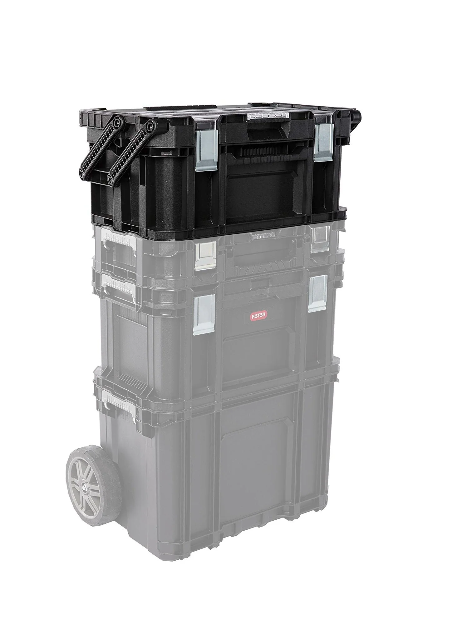 PRE ORDER: MAY. - Keter Connect Cantilever Toolbox - Black - Image 6