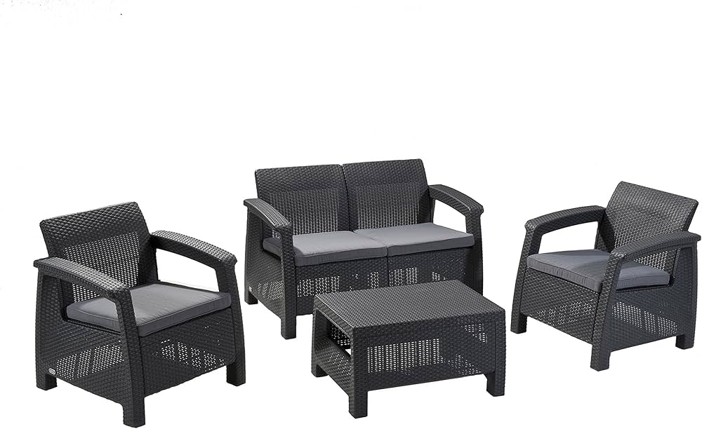 Keter Corfu 2 Seater Sofa - Image 3