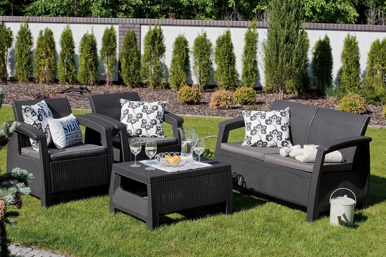 Keter Corfu 2 Seater Sofa - Image 4