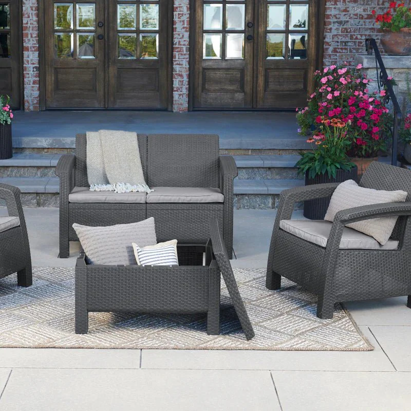 Keter Corfu 2 Seater Sofa - Image 8