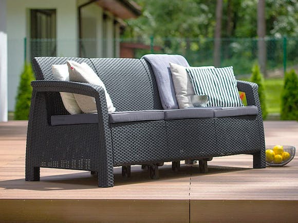 Keter Corfu 3 Seater Sofa - Image 5