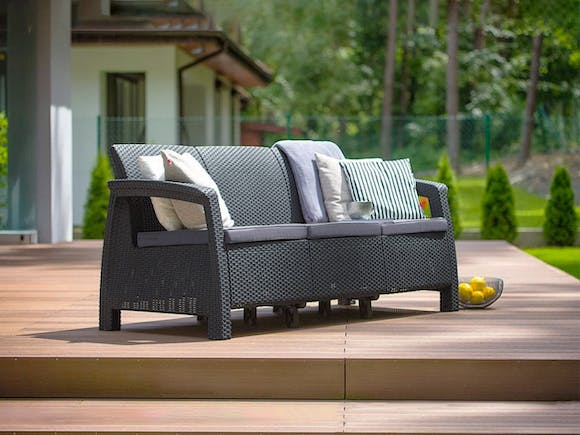 Keter Corfu 3 Seater Sofa - Image 9