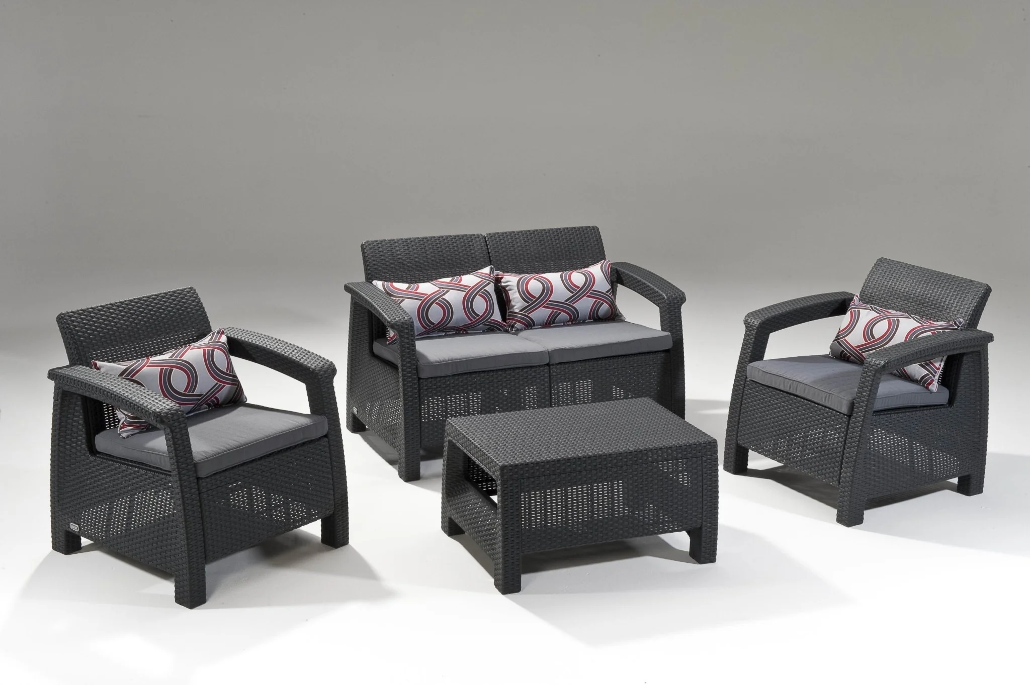 PRE ORDER: JULY. - Keter Corfu 4 Seater Lounge Set - Image 3