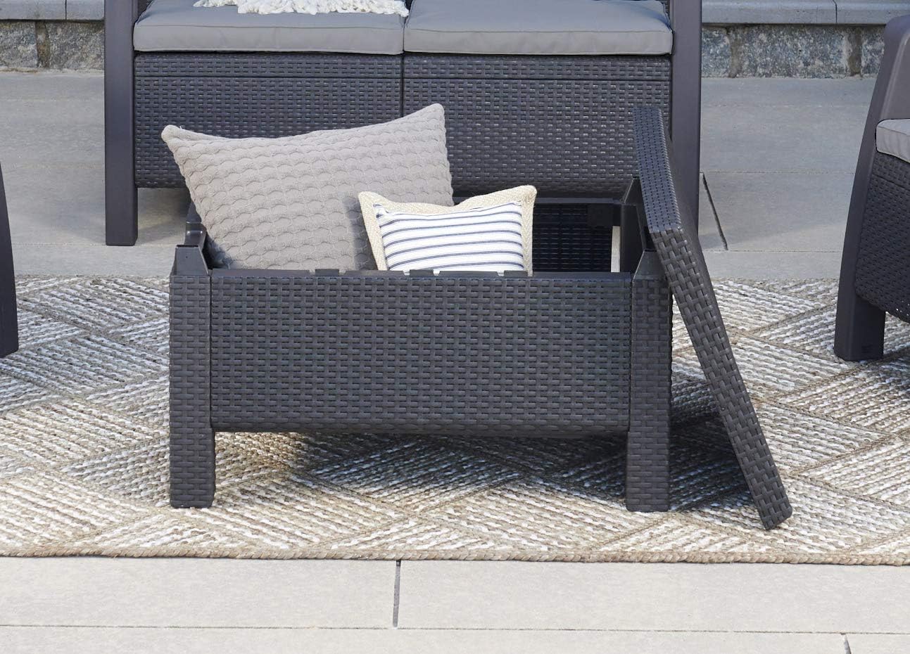 PRE ORDER: OCT. - Keter Corfu 4 Seater Storage Lounge Set - Image 8