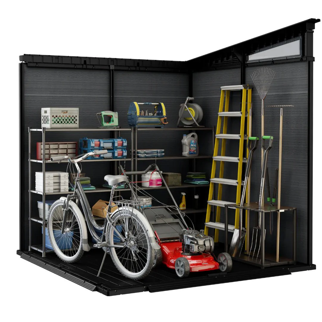 Keter Cortina Garden Shed 7x7 (2.2 x 2.2m) - Image 2