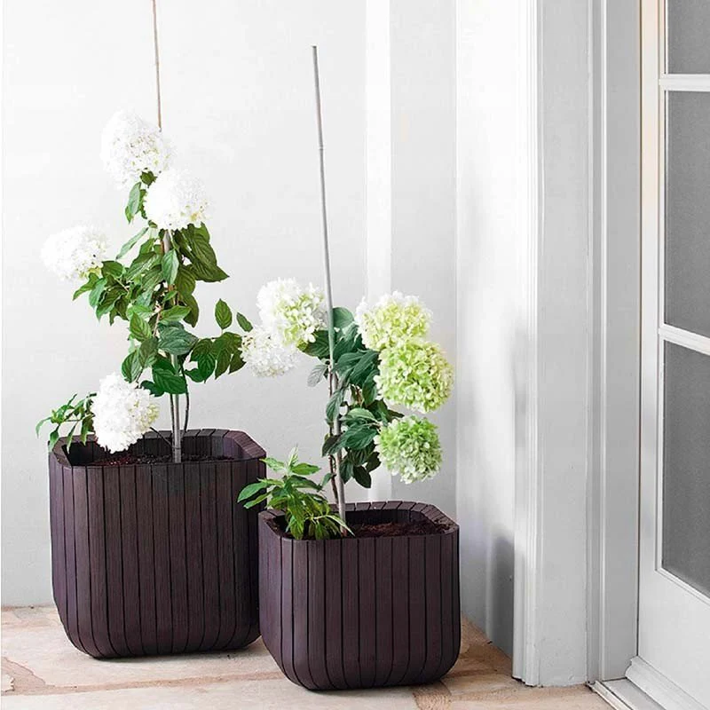 Keter Cube Planter - Brown (Medium) - Image 7