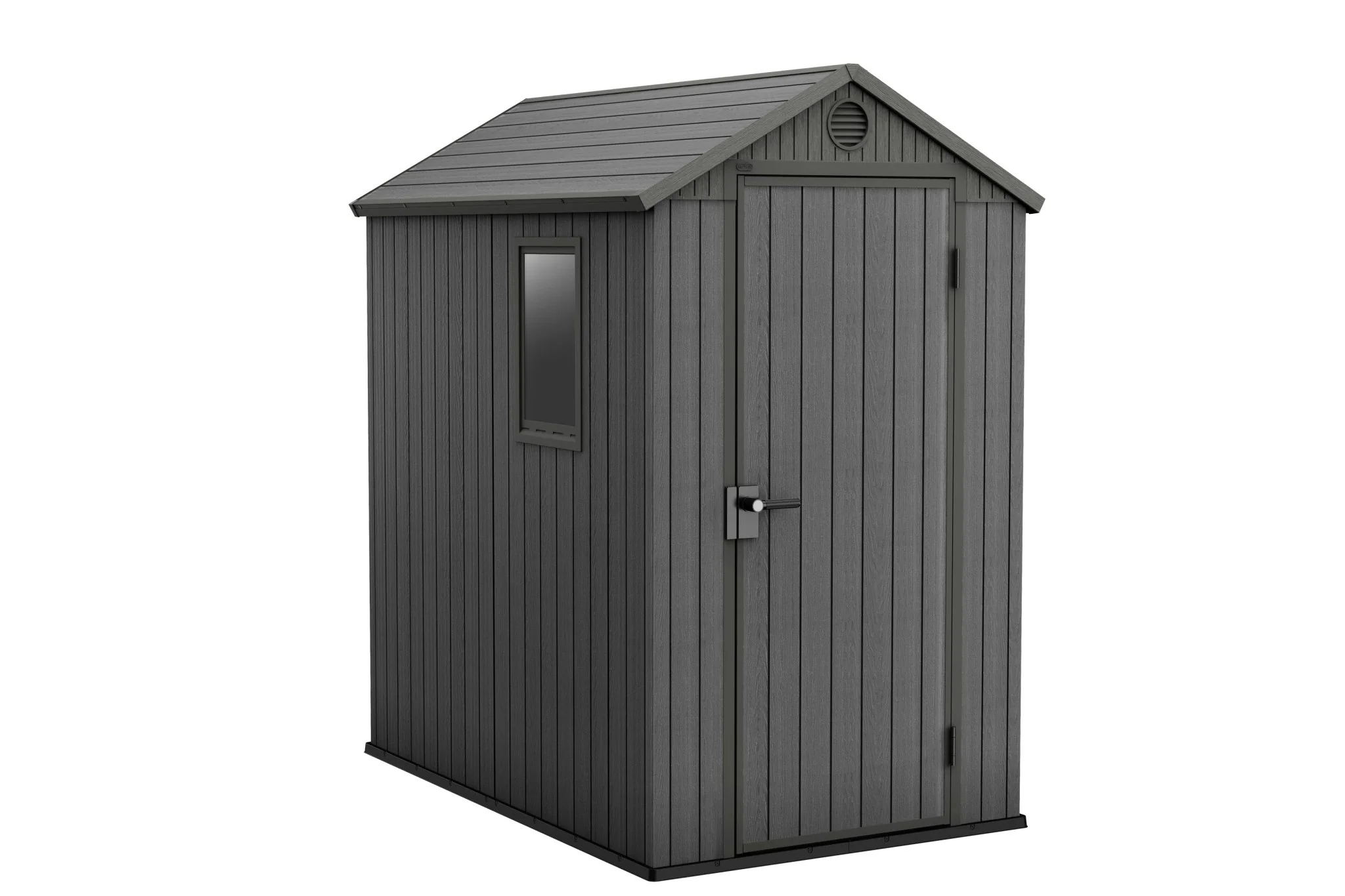 PRE ORDER: MAY. - Keter Darwin 4x6 Garden Shed - Grey (1.3 x 1.9m)
