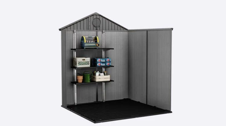 Keter Darwin 6x6 Garden Shed - Grey (1.9 x 1.8m) - Image 2