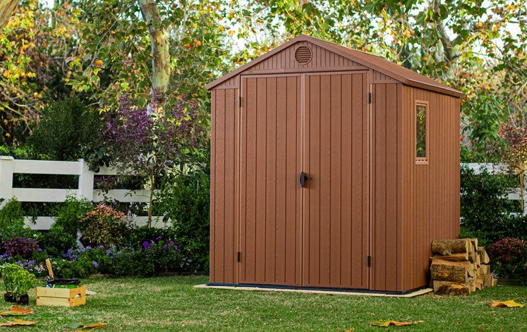 Keter Darwin 6x6 Garden Shed - Brown (1.9 x 1.8m) - Image 7