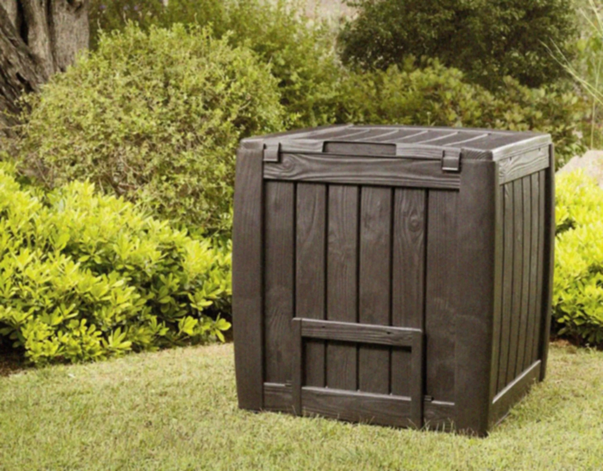 Keter DECO Wood Look 330L Composter - Brown - Image 2