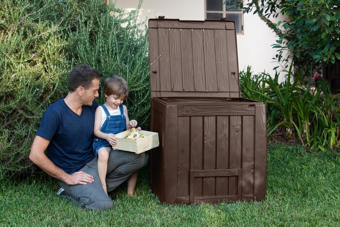 Keter DECO Wood Look 330L Composter - Brown - Image 5